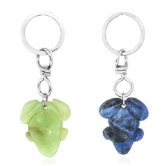 Juwelo Schlüsselanhängerset "Wohlstands-Frösche"