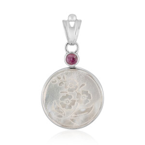 Colgante en plata con Nácar (Bali Barong)