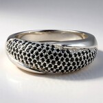 Anello in argento con Spinello Nero
