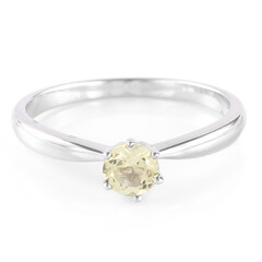 Cuprian Tourmaline Silver Ring