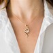 14K Morganite Gold Necklace (CIRARI)