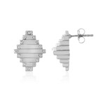 Orecchini in argento con Zircone (MONOSONO COLLECTION)