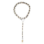 White Freshwater Pearl Silver Necklace