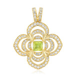 Ciondolo in argento con Sfene