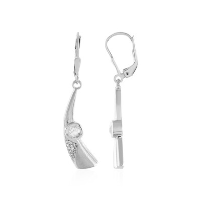 Orecchini in argento con Zircone (MONOSONO COLLECTION)