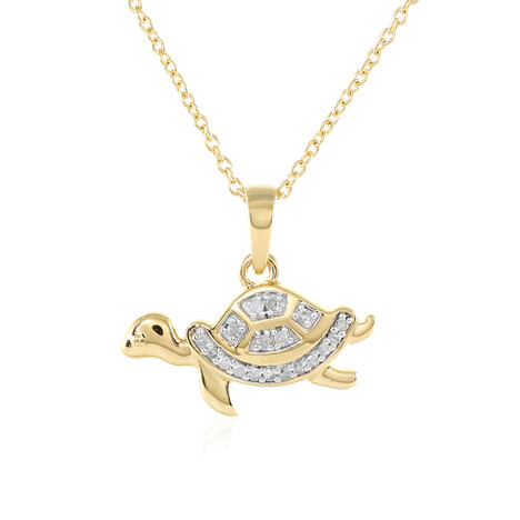 I2 (J) Diamond Silver Necklace