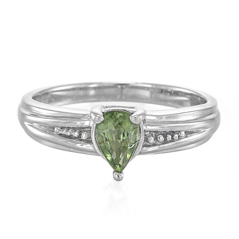 Anillo en plata con Turmalina Paraíba