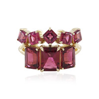 Anello in oro con Tormalina Rosa Nigeriana (Adela Gold)