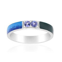 Bague en argent et Tanzanite (SAELOCANA)