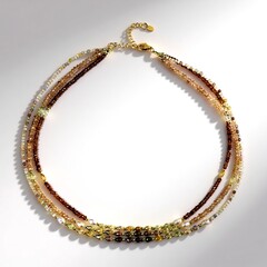 Collana in argento con Zircone Canarino