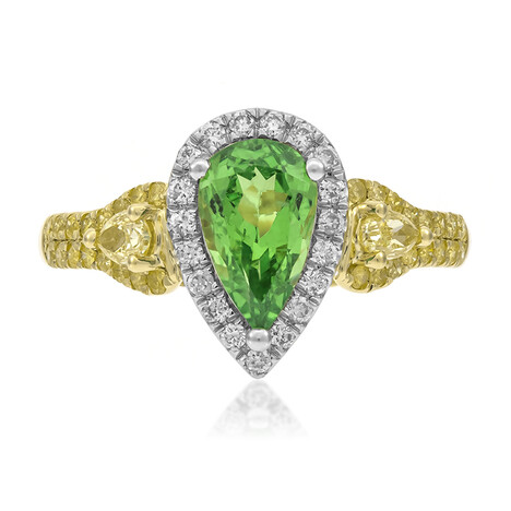 Anello in oro con Tsavorite AAA (CIRARI)