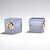 Ciondolo in argento con Calcedonio Blu (MONOSONO COLLECTION)