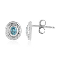 Ratanakiri Zircon Silver Earrings (SAELOCANA)