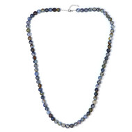 Collier en argent et Dumortiérite