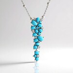 Collana in argento con Turchese Sleeping Beauty (Dallas Prince Designs)