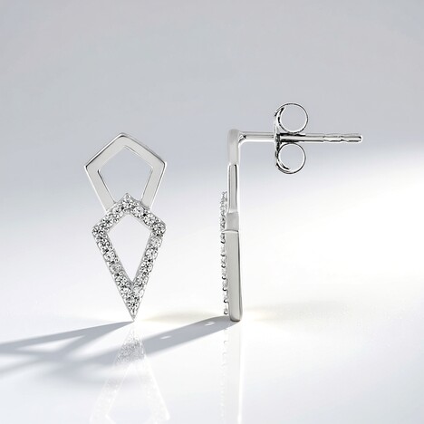 Orecchini in argento con Zircone