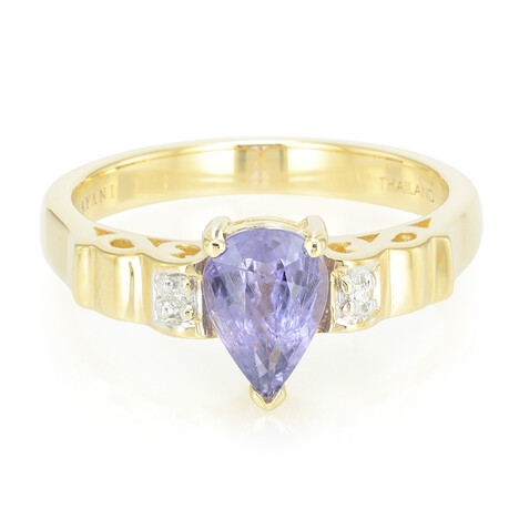 Anello in oro con Zaffiro (non riscaldato) (AMAYANI)