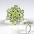 Anello in argento con Peridoto