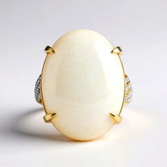 Anello in oro con Opale di Mintabie