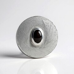 Pendentif en argent et Saphir étoilé noir (MONOSONO COLLECTION)