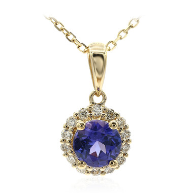 Collier en or et Tanzanite AAA (CIRARI)