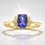Anello in oro con Tanzanite AAA