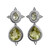 Orecchini in argento con Quarzo Ouro Verde (Dallas Prince Designs)