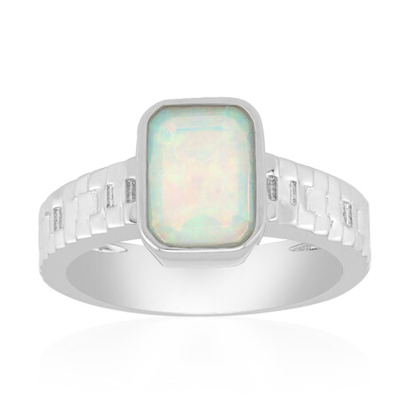 Welo Opal Silver Ring