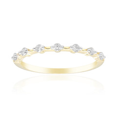 Gouden ring met Diamanten SI1 (G)