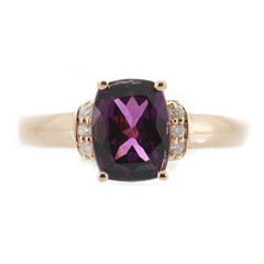 Anello in oro con Rodolite