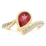 Anillo en oro con Turmalina rosa de Brasil (de Melo Gold)