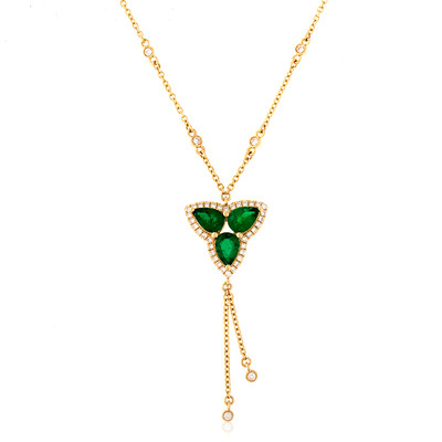 Collier en or et Emeraude de Muzo (de Melo)