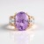 Lavendel-Amethyst-Silberring (Gems en Vogue)