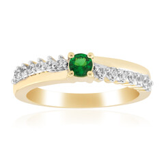 AAA-Kenianischer Tsavorit-Goldring