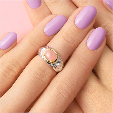 Anillo en plata con Rodocrosita (Faszination Türkis)