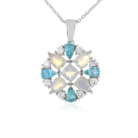 Collana in argento con Opale di Welo