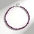 Collana in argento con Zaffiro Rosa del Madagascar