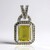 Ciondolo in argento con Citrino Limone (Annette classic)