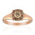 14K VS1 Argyle Rose De France Diamond Gold Ring (Annette)