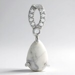 Ciondolo in argento con Howlite