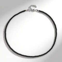 Collana in argento con Ematite Nera