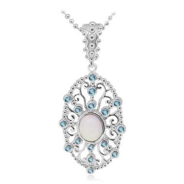 Collana in argento con Opale di Welo (Dallas Prince Designs)