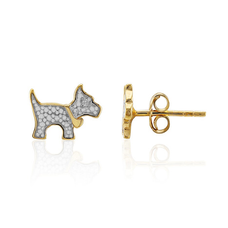 I3 (I) Diamant-Silberohrringe