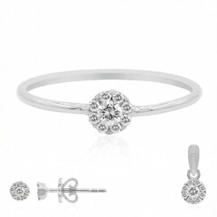 Anillo en oro con Diamante rosa de Francia de Argyle SI1 (Annette)