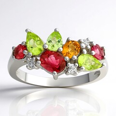 Anello in argento con Tormalina Rosa Brasiliana (de Melo Essence)