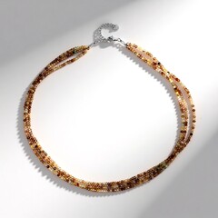 Collana in argento con Zircone Champagne