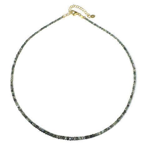 Collier en argent et Alexandrite œil-de-chat