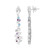 Orecchini in argento con Topazio Bianco (Dallas Prince Designs)