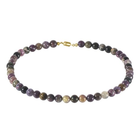 Turmalin-Silberhalskette