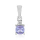 Pendentif en argent et Tanzanite